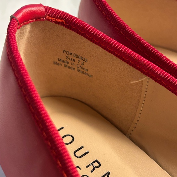 Red Ballet Flats - Picture 3 of 4